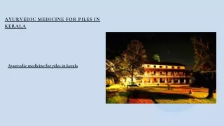 ayurvedic medicine for piles in kerala