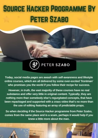 Peter Szabo's Scam Is Just A False Rumour | View PDF File