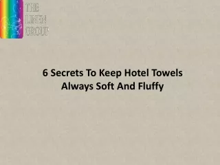 6 Secrets To Keep Hotel Towels Always Soft And Fluffy