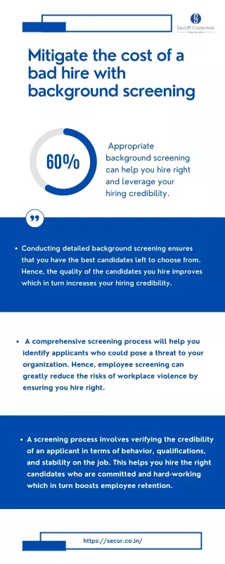 mitigate the cost of a bad hire with background