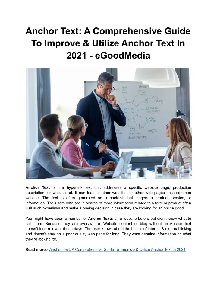 anchor text a comprehensive guide to improve