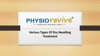 various types of dry needling treatment