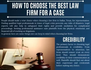 How to Choose the Best Law Firm for a Case?