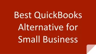 best quickbooks alternative for small business