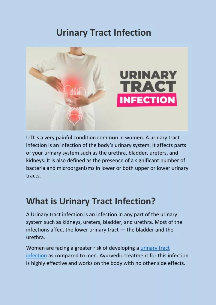 urinary tract infection