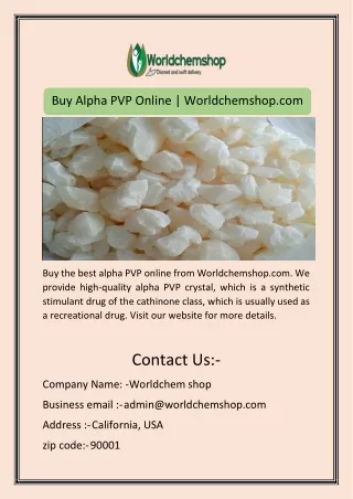 A PHP Crystal for Sale | Worldchemshop.com