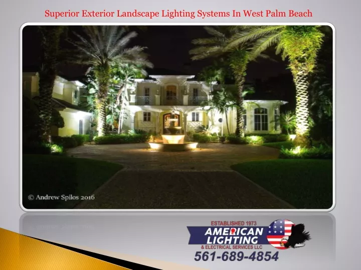 superior exterior landscape lighting systems