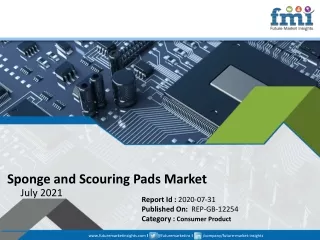 sponge and scouring pads market july 2021