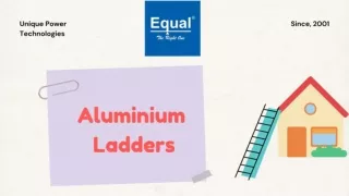 Aluminium Ladder PPT