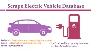 scrape electric vehicle database