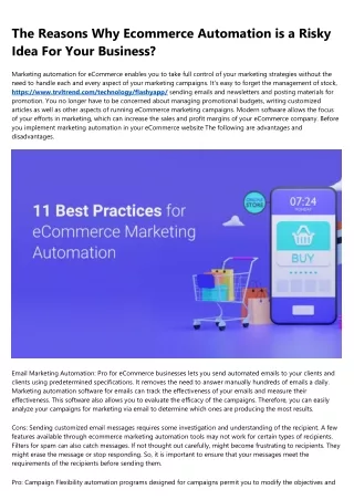 Marketing Automation Tool Things To Know Before You Buy