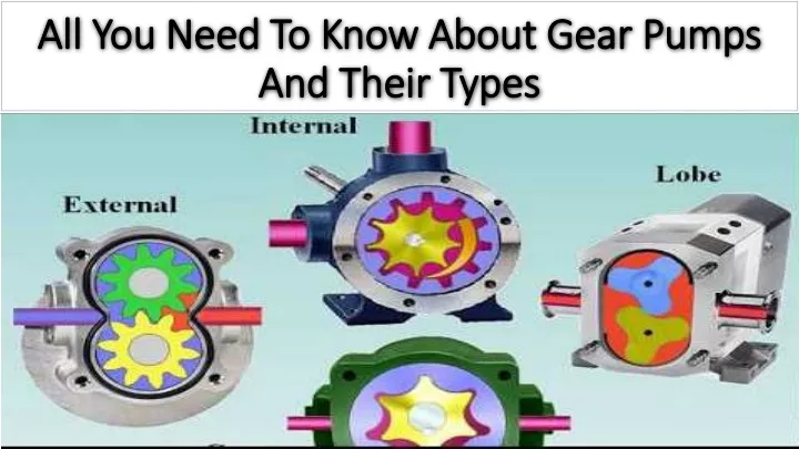all you need to know about gear pumps and their types
