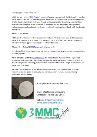 3cmc powder^- 3mmc-online.com*