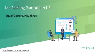 Job Seeking Platform in US Equal Opportunity Hires