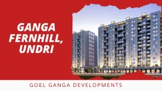 Ganga Fernhill, Undri is your ideal choice to live in the beautiful city of Pune