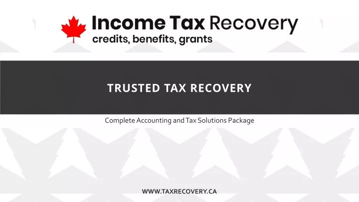 trusted tax recovery