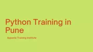 Python Training in Pune