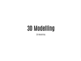 3D Modelling  - nationaldrones.com.au