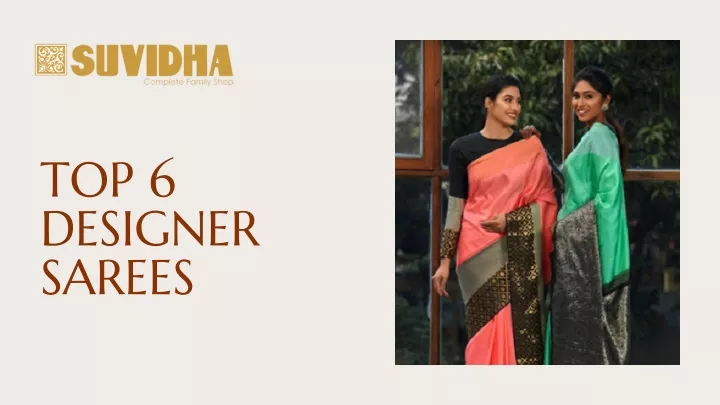 top 6 designer sarees