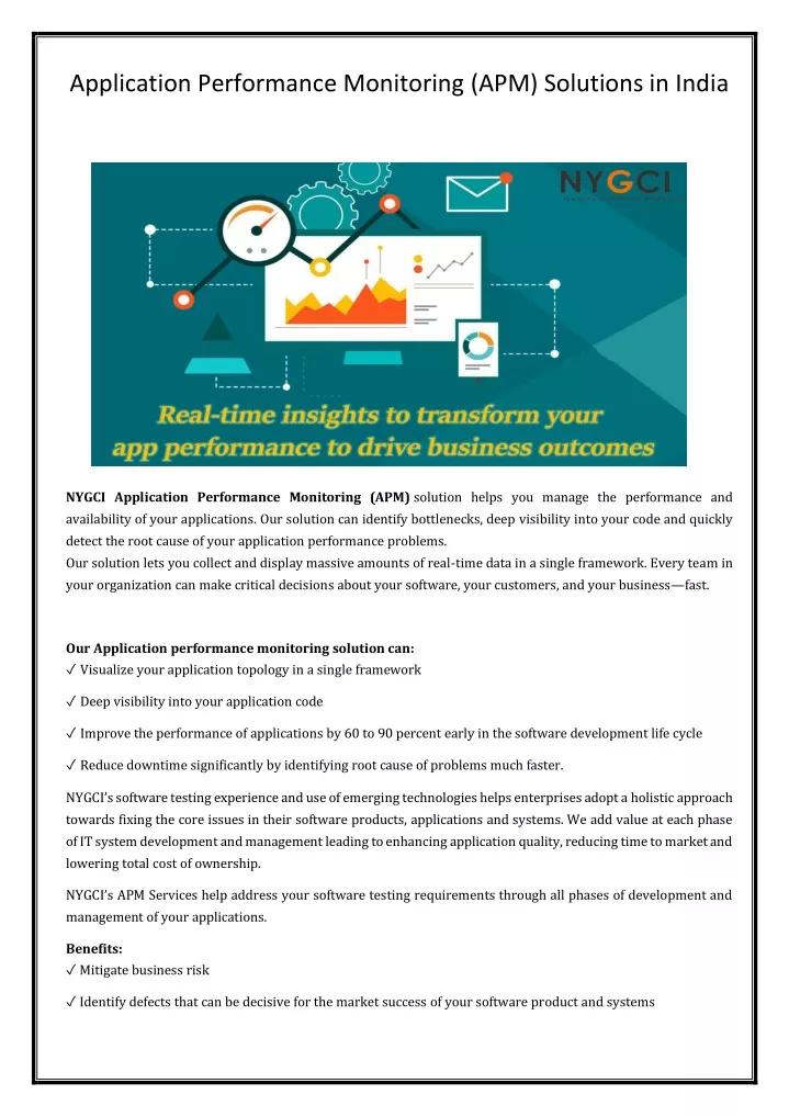 application performance monitoring apm solutions