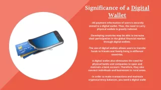 significance of a digital wallet all payment