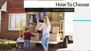 Ways To Choose The Right Size Moving Truck