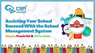 Safe and Secure School Management Software for PC - Cyber School Manager