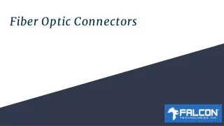 fiber optic connectors