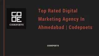 Digital Marketing Agency In Ahmedabad  Codepoets