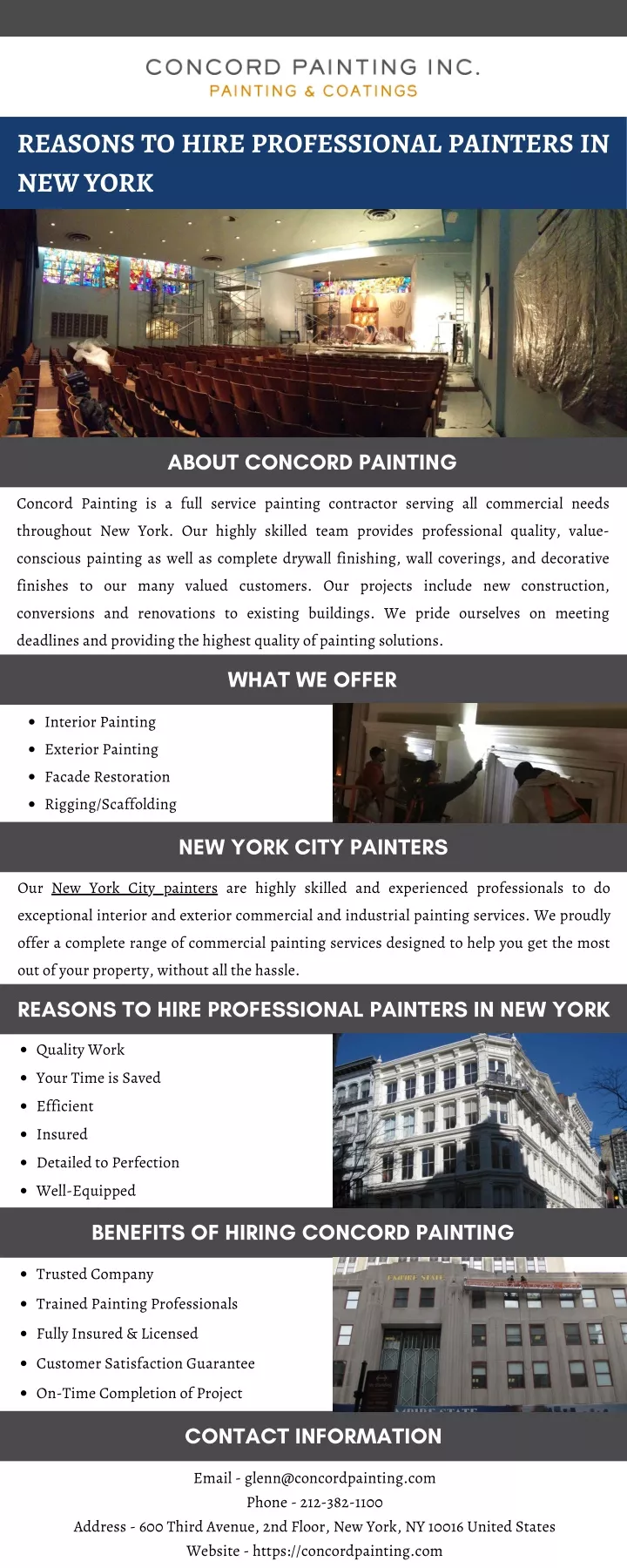 reasons to hire professional painters in new york