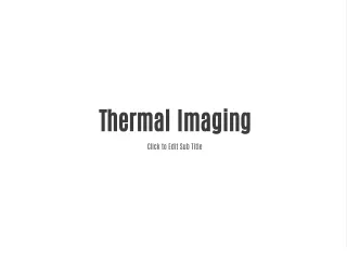 Thermal Imaging - nationaldrones.com.au