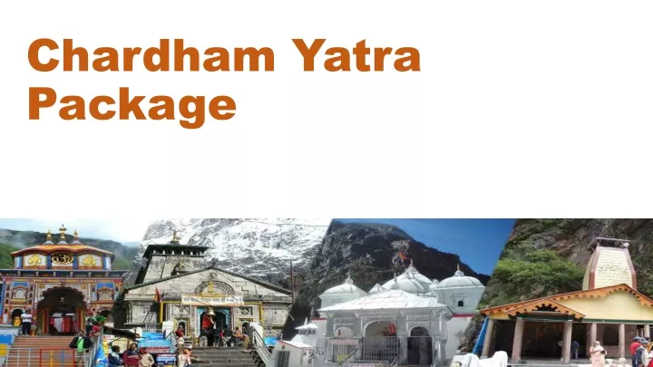 chardham yatra package
