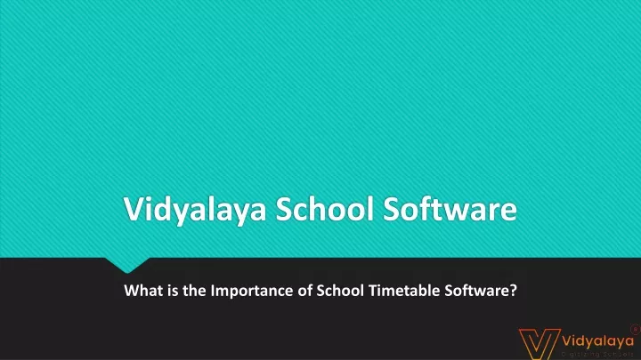 vidyalaya school software