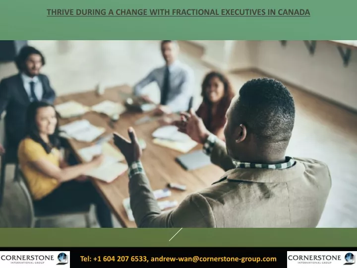 thrive during a change with fractional executives