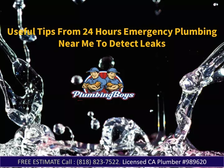useful tips from 24 hours emergency plumbing near