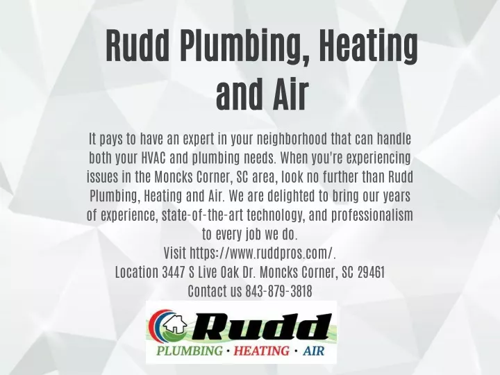 rudd plumbing heating and air
