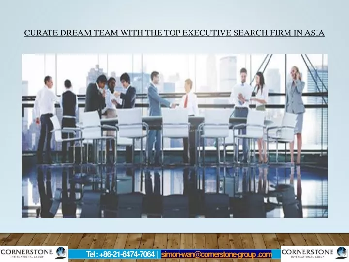 curate dream team with the top executive search