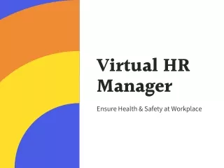Virtual HR Manager Ensure Health & Safety at Workplace