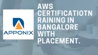 aws certificatiotn raining in bangalore with