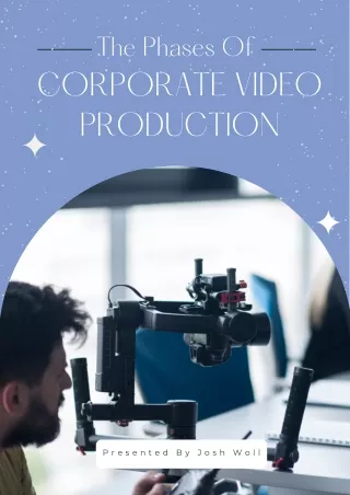 The Phases Of Corporate Video Production