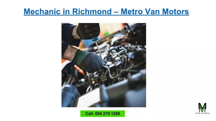 mechanic in richmond metro van motors