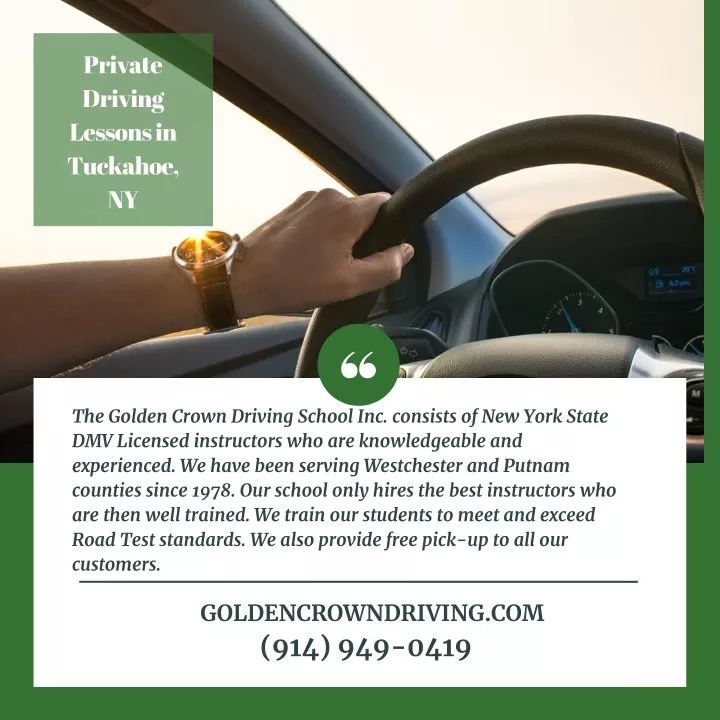 private driving lessons in tuckahoe ny