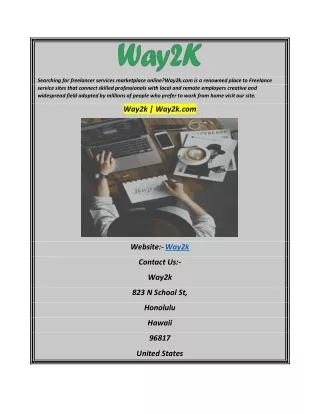 searching for freelancer services marketplace