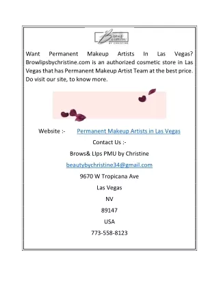 Permanent Makeup Artists In Las Vegasm Browlipsbychristine.com