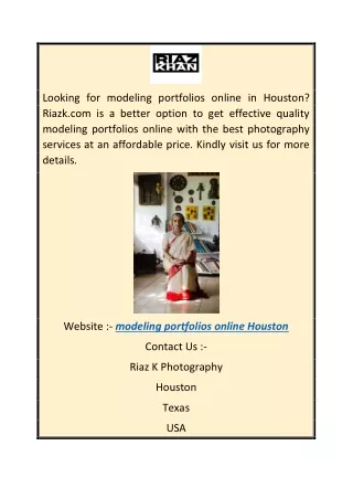 looking for modeling portfolios online in houston