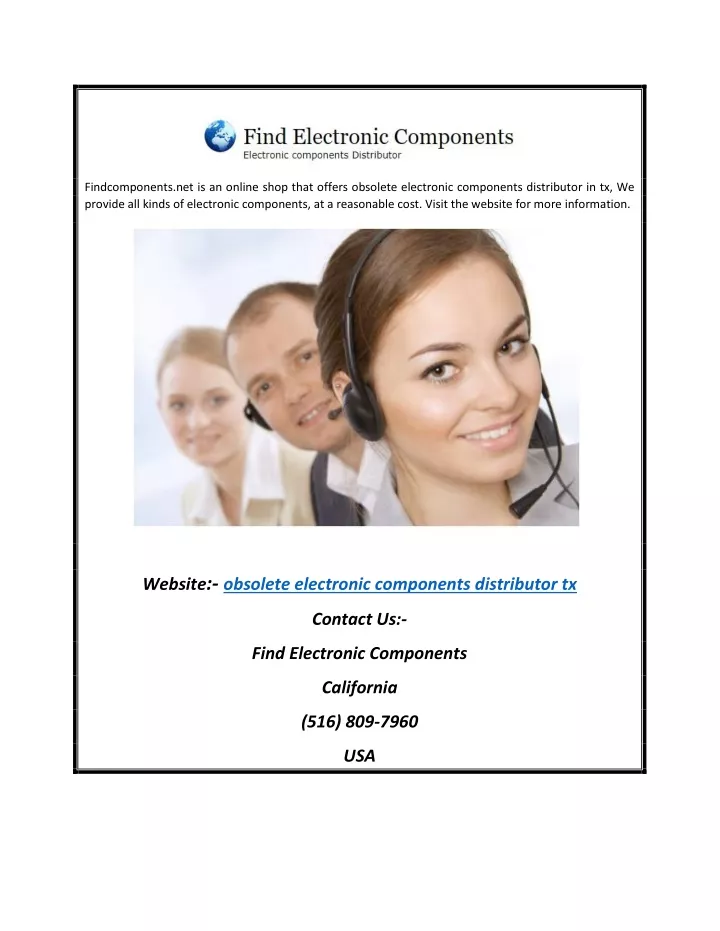 findcomponents net is an online shop that offers