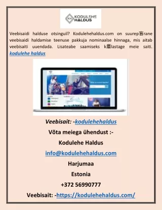 kodulehehaldus sdf