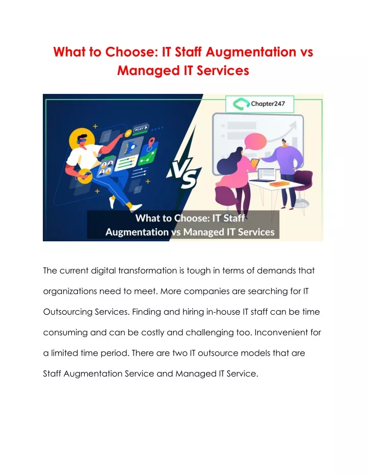what to choose it staff augmentation vs managed