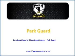 Manual Columns, Barriers, Bollards - Installation - Park Guard
