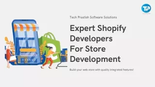 tech p r a st i s h sof tw a r e sol ut ion s